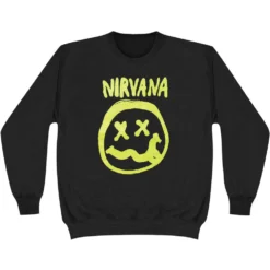 Nirvana Smiley Face Sweatshirt