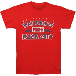 KISS Washington Nationals Baseball Rock City T-shirt
