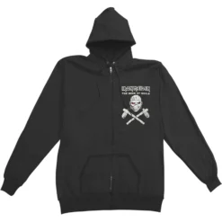 Iron Maiden Eddie Axe Zippered Hooded Sweatshirt