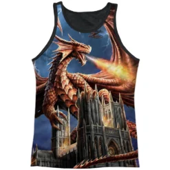 Dragon's Fury Black Back Mens Tank