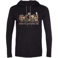 Where The Scary Things Are Hooded Long Sleeve
