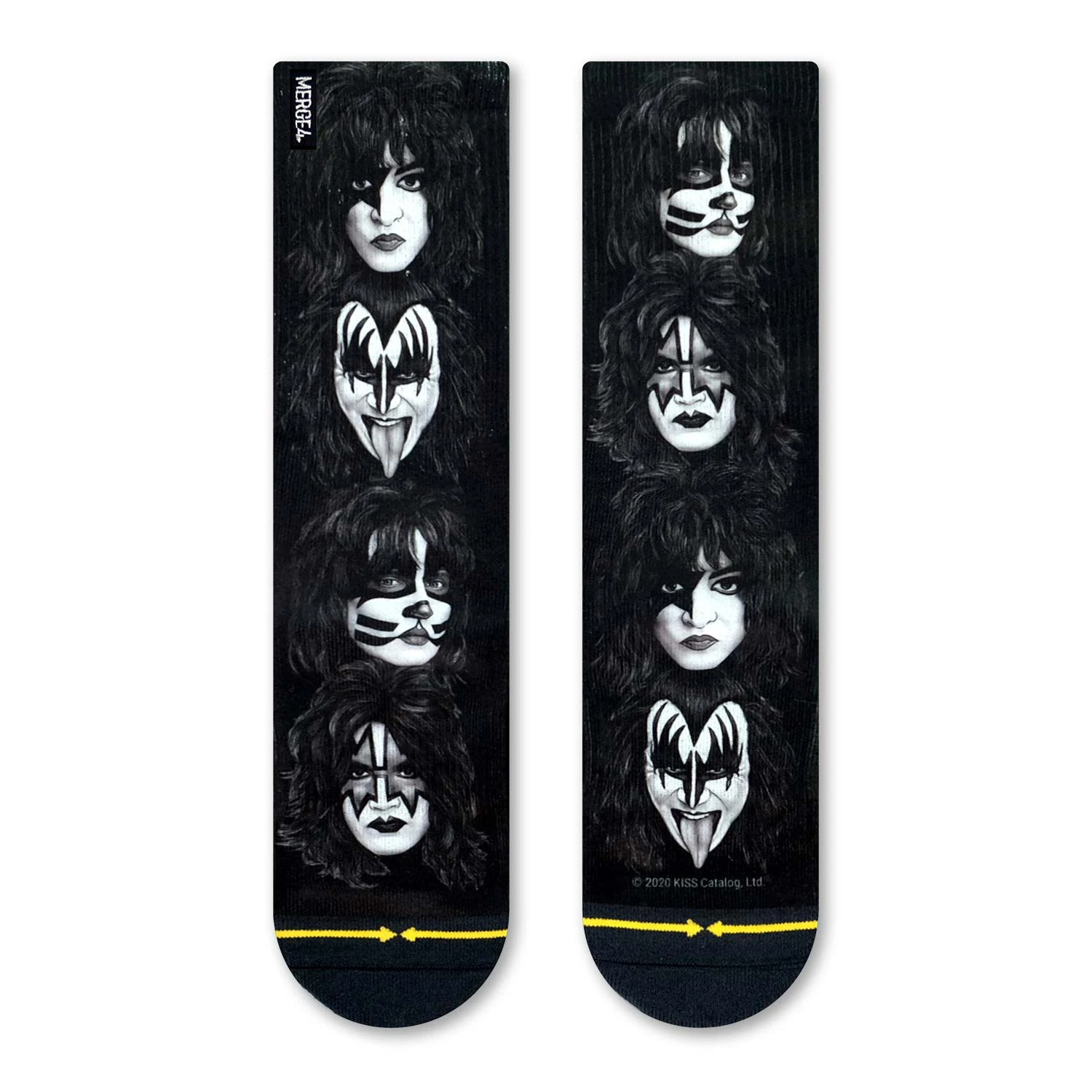 KISS Faces Socks 1 KISS Faces Socks