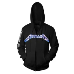 Metallica Ride The Lightning Zippered Hooded Sweatshirt