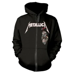 Metallica Death Reaper Zippered Hooded Sweatshirt