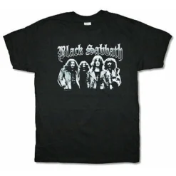 Black Sabbath Greyscale Band Portrait T-shirt